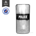 Military Transparent Police Anti Riot Shield with Rubber Edge